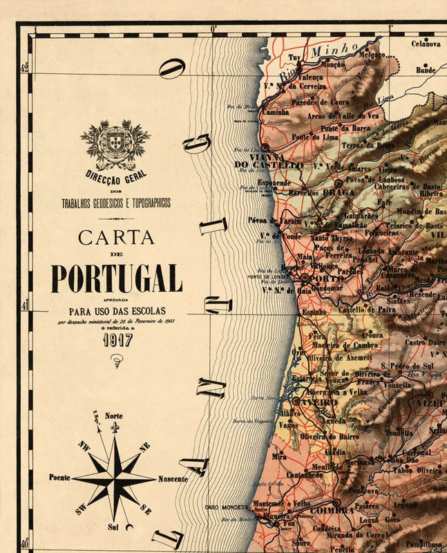 Mapa de Portugal